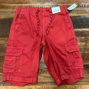Arizona Jean Company Boys Cargo Shorts, Size 8 Cardinal Red
